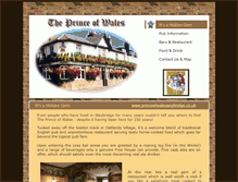 Tablet Screenshot of princeofwalesweybridge.co.uk